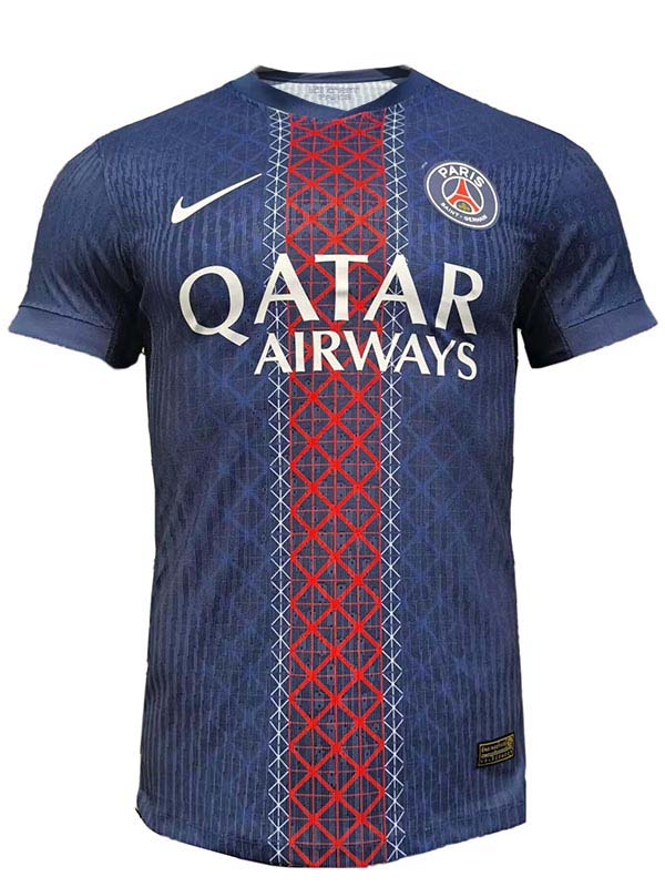 Paris saint-germain maillot domicile uniforme de football adulte premier kit de football pour hommes hauts maillot de sport 2025-2026